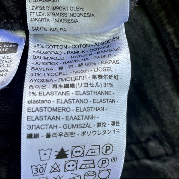 Levi’s 514 Black Denim Jeans - Picture 7 of 7